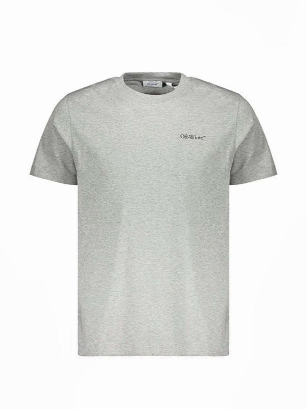 Off-White Men's Gray Abstract Graphic Tee